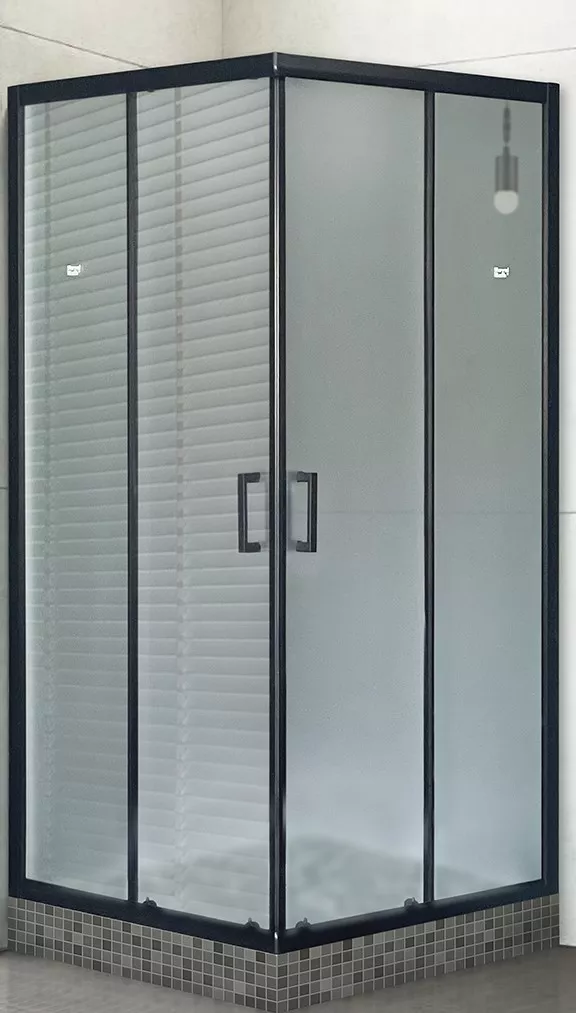 

Душевой уголок Royal Bath HPD 95x100 профиль черный стекло матовое