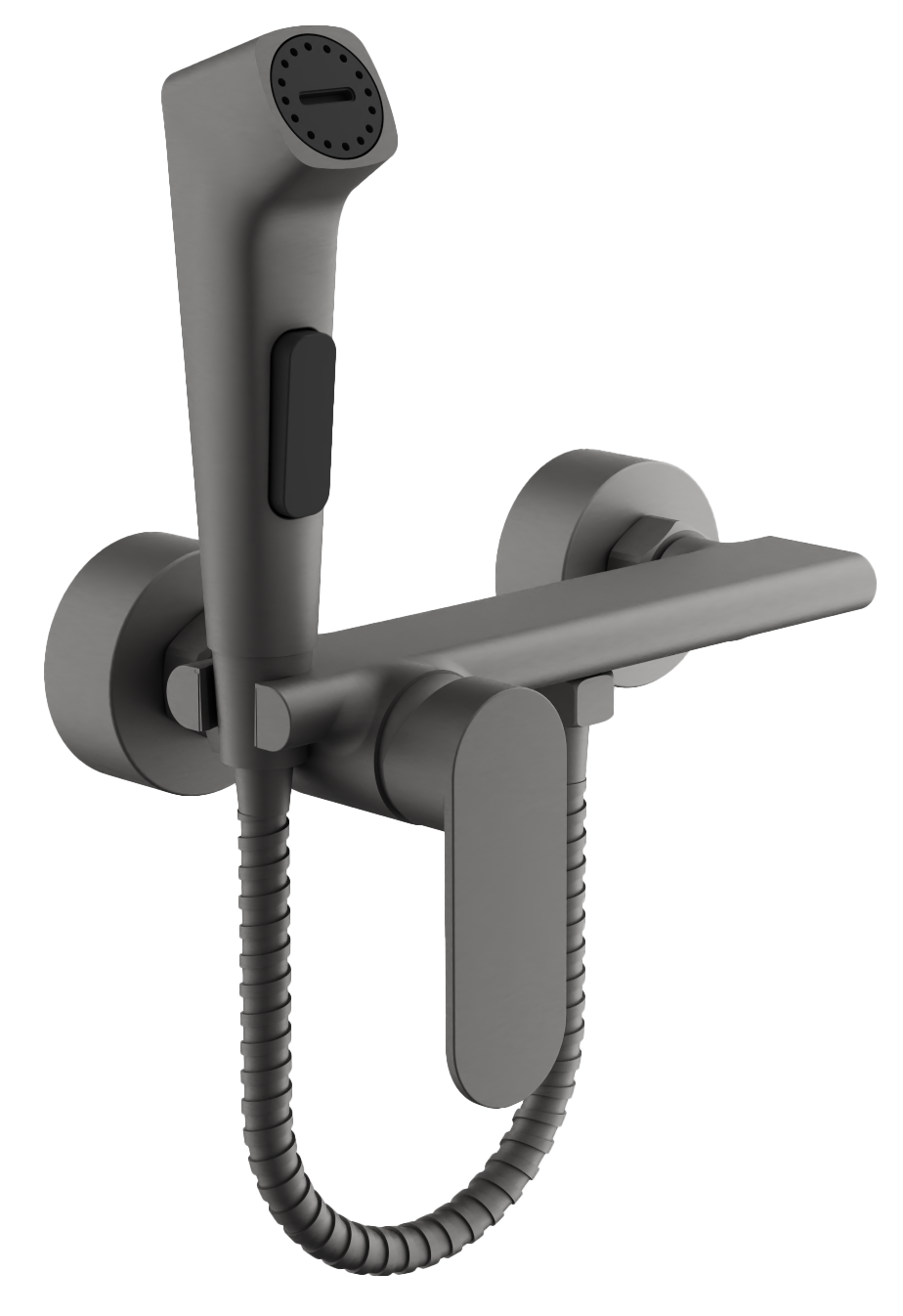 

Гигиенический душ BELZ B645 B55645-3 со смесителем, оружейная сталь