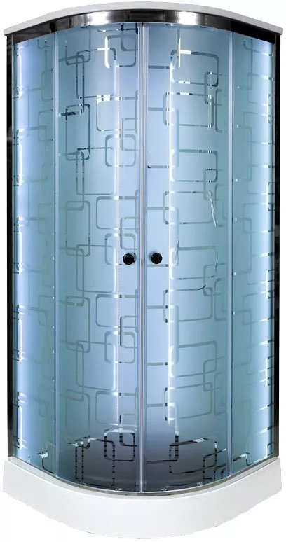 

Душевая кабина Deto ЕМ 80х80 (EM1580LED+GM)