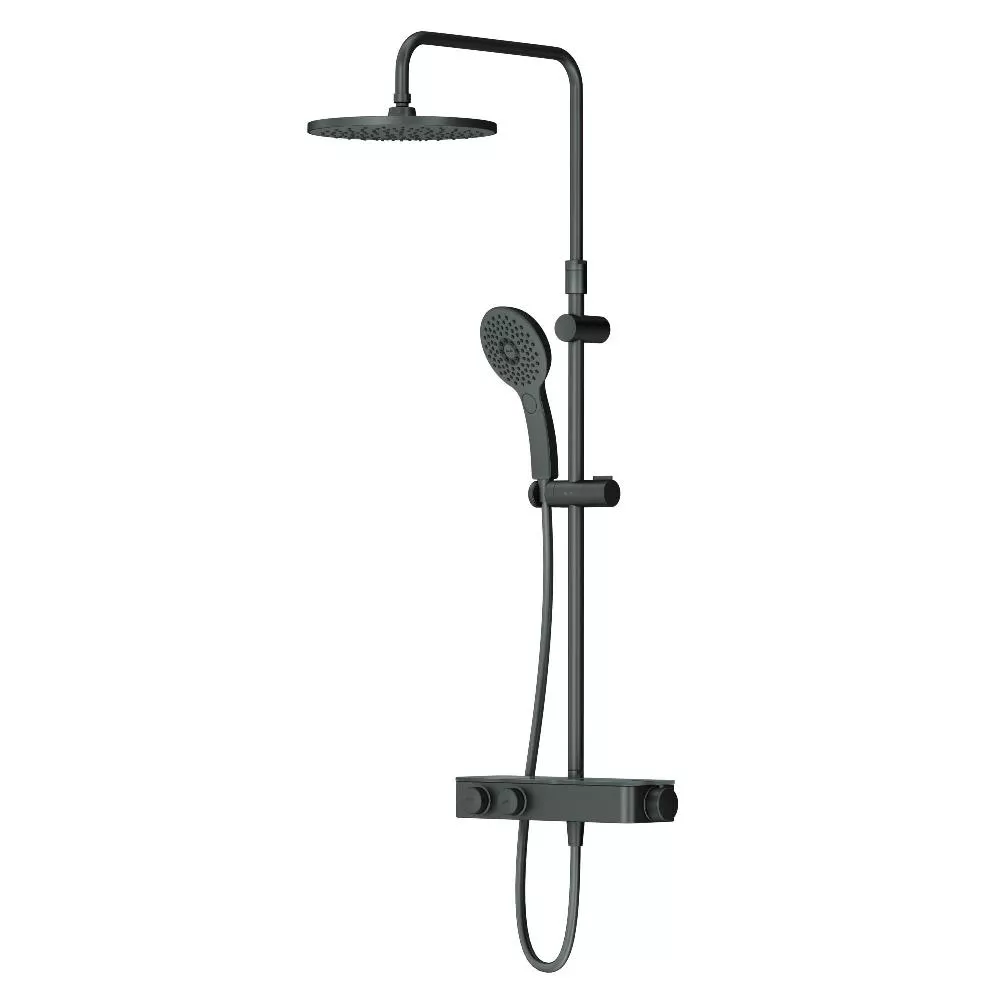 

Душевая стойка AM.PM Inspire V2.0 F0750A422 с термостатом, черная