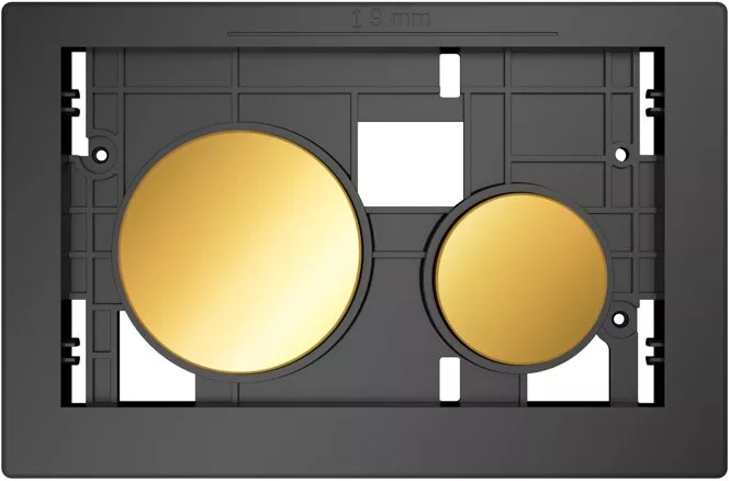 Кнопка смыва Tece Loop кнопка золотая, стекло на выбор (9240668), цвет золото - фото 1