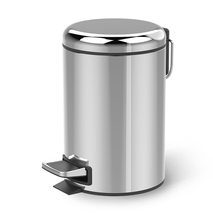

DECOR WALTHER (Basic TE 35 ) Ведро для мусора с крышкой и педалью 26 x 17 x 24 см, 2,5 L, цвет Сталь полирован., может иметь нюансы, которые не брак