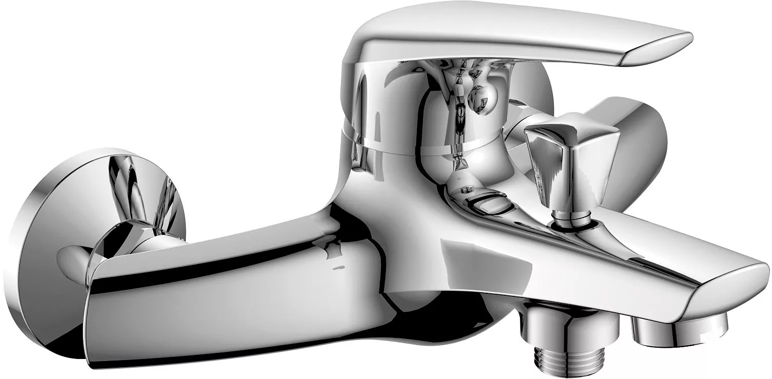 

Смеситель Aquanet Conte SD91381 для ванны с душем, Хром;серый