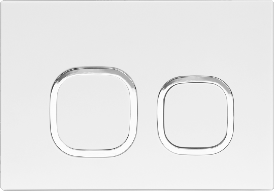 

Кнопка смыва для унитаза ARROW AHM001A АБС-пластик, цвет белый