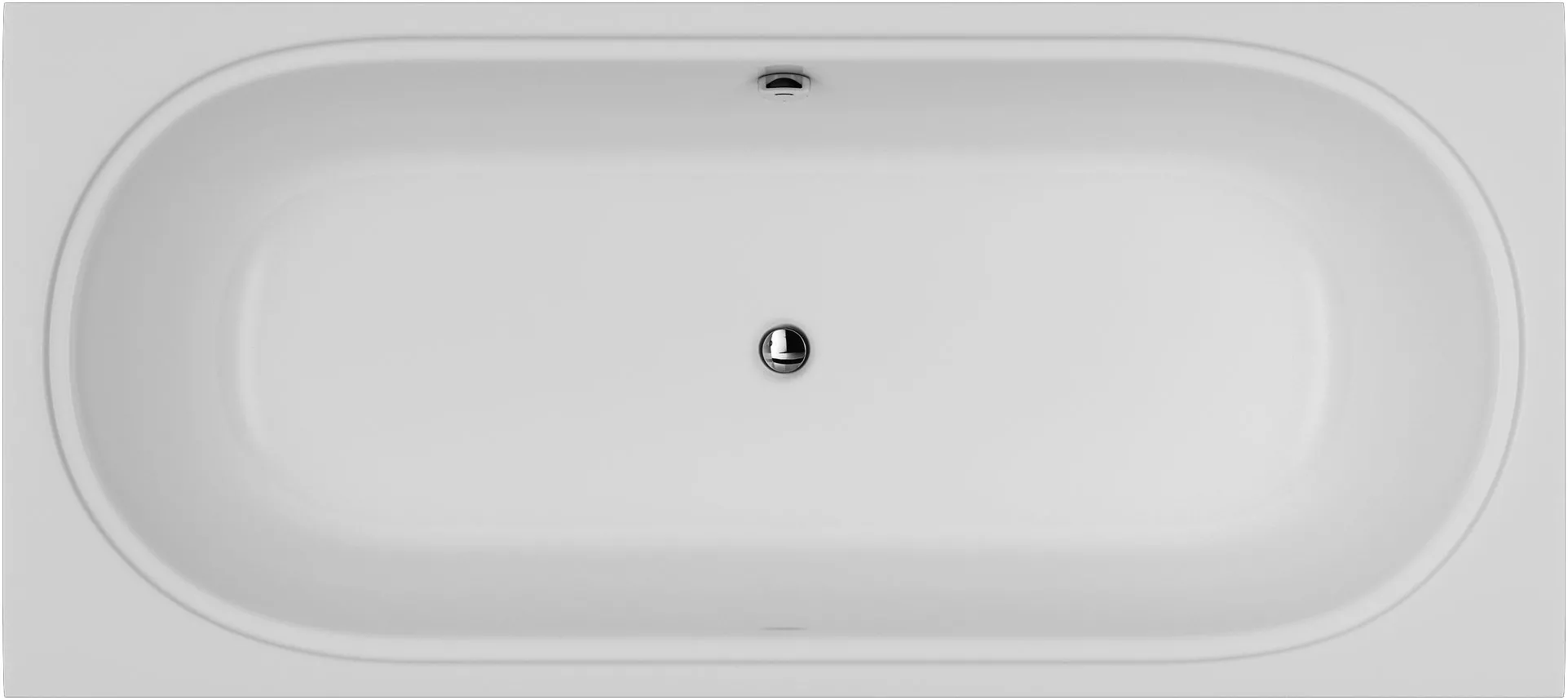 

Акриловая ванна Am.pm Bliss L 180x80 см (W53A-180-080W-ARB), Белый