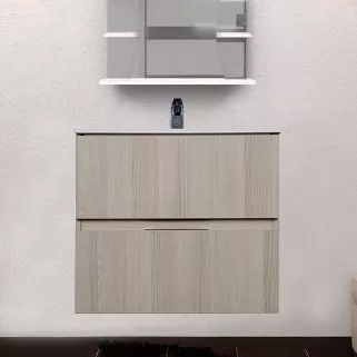 Тумба с раковиной Aquanet Алвита 60 ясень коимбро