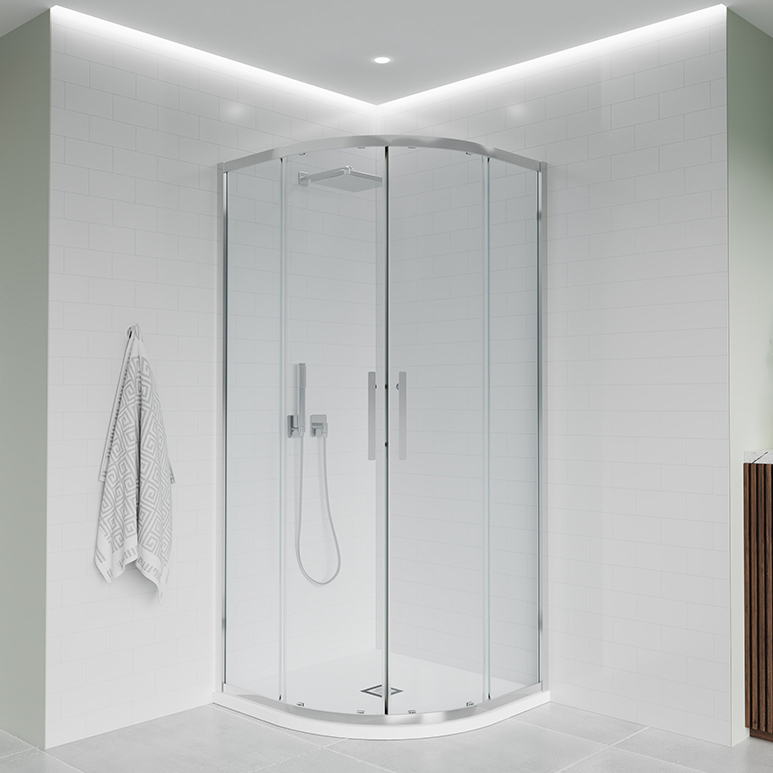 

Душевой уголок Veconi Evo 200 CH 90х90 см, профиль глянцевый хром, стекло прозрачное