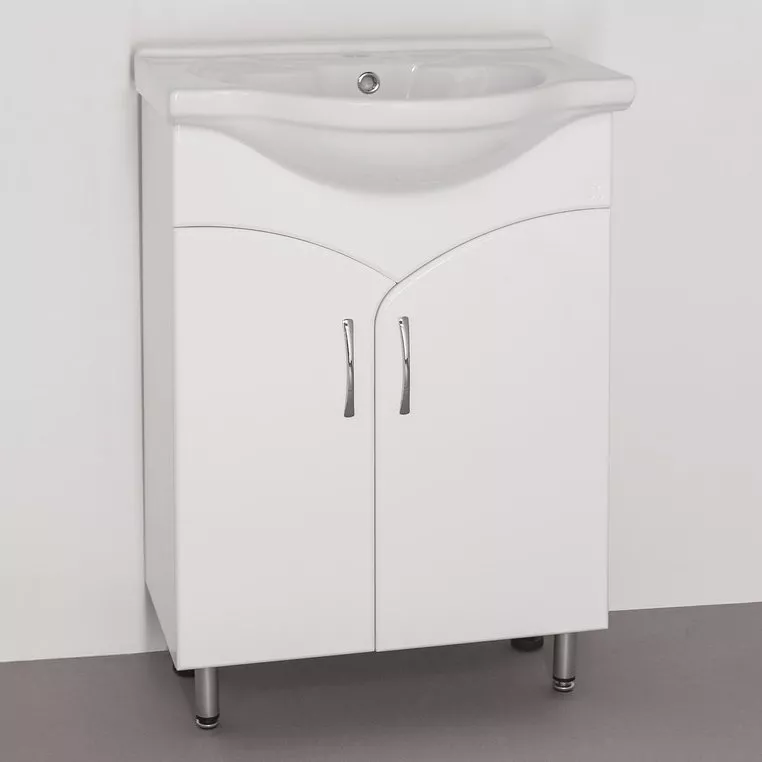 

Тумба с раковиной Style Line Эко Стандарт №15 60 белая