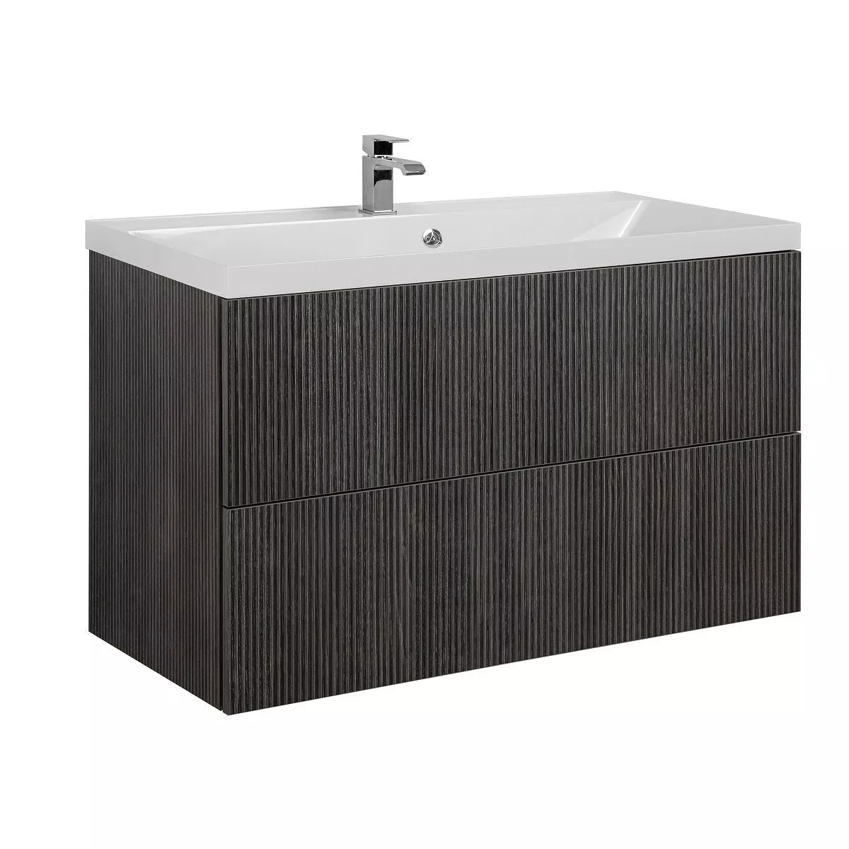 

Тумба под раковину Art&Max Verona-Push 100 подвесная, kadena dark