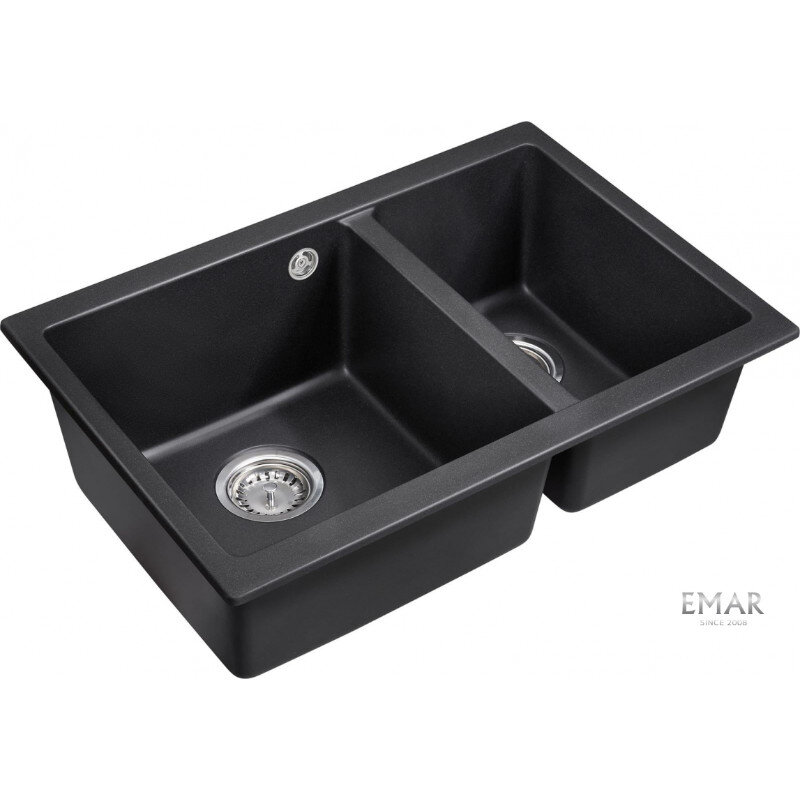Мойка для кухни EMAR Quartz 2665.PL (EMQ-2665.PL Оникс) оникс