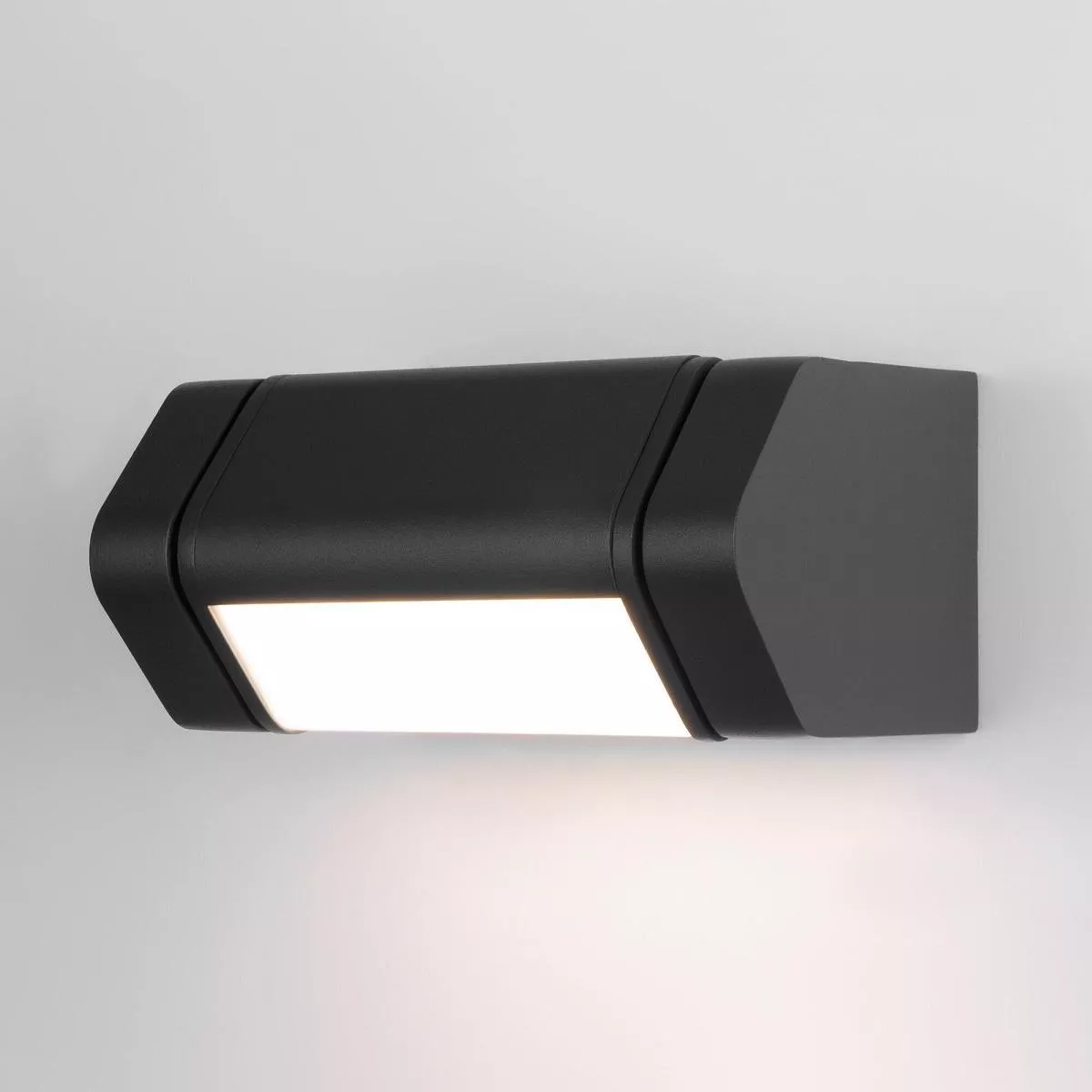 

Уличный настенный светодиодный светильник Elektrostandard Dors 35163/D черный a062882