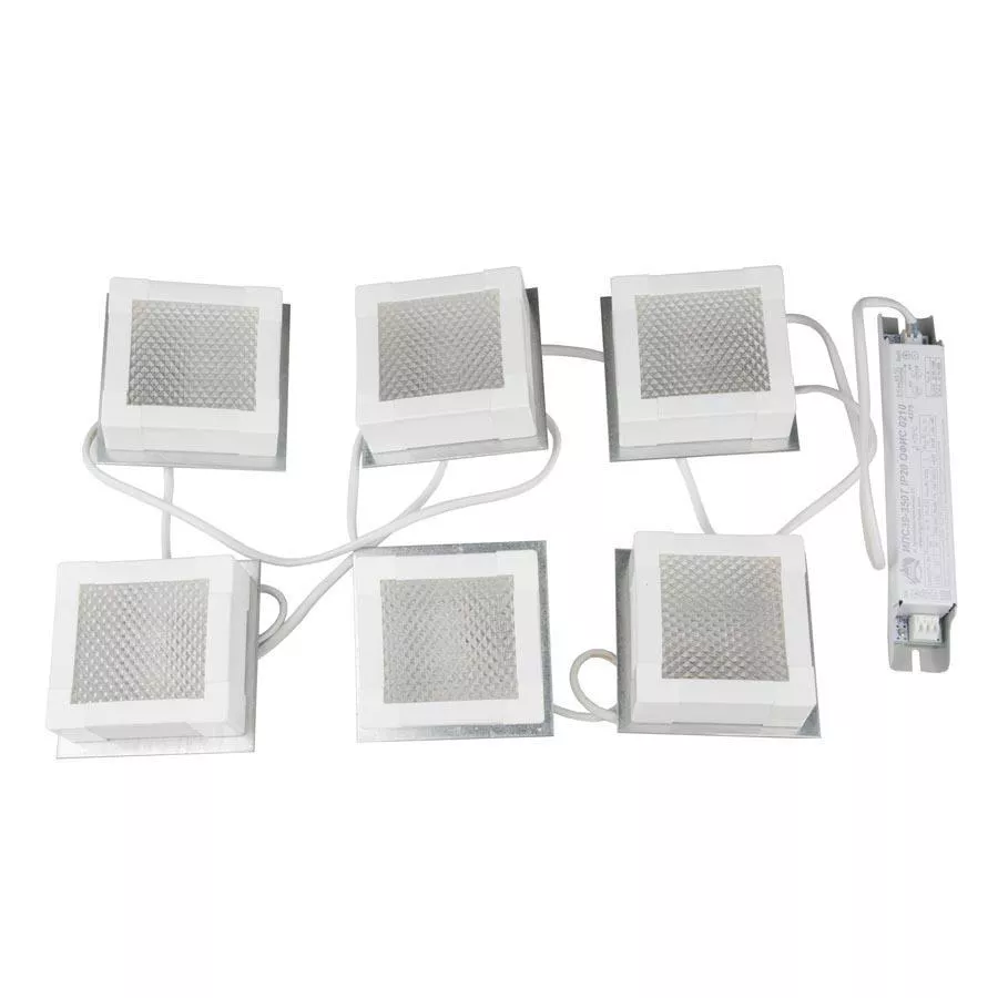 

Встраиваемый светодиодный светильник Uniel ULP-1010 42W/4000К IP40 Grilyato White KIT06 UL-00007427