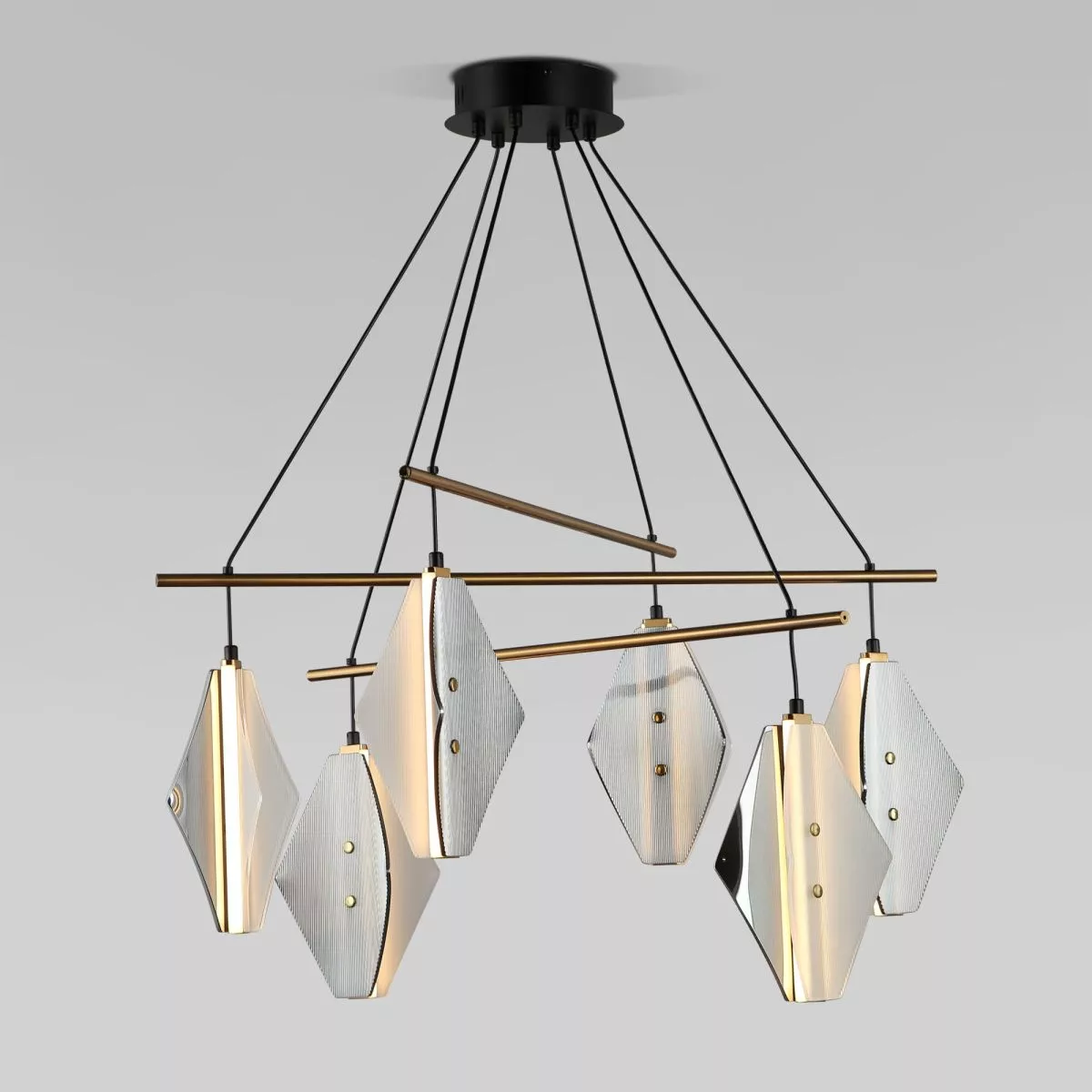 

Подвесной светильник Eurosvet Glare 301054 LED латунь a071576