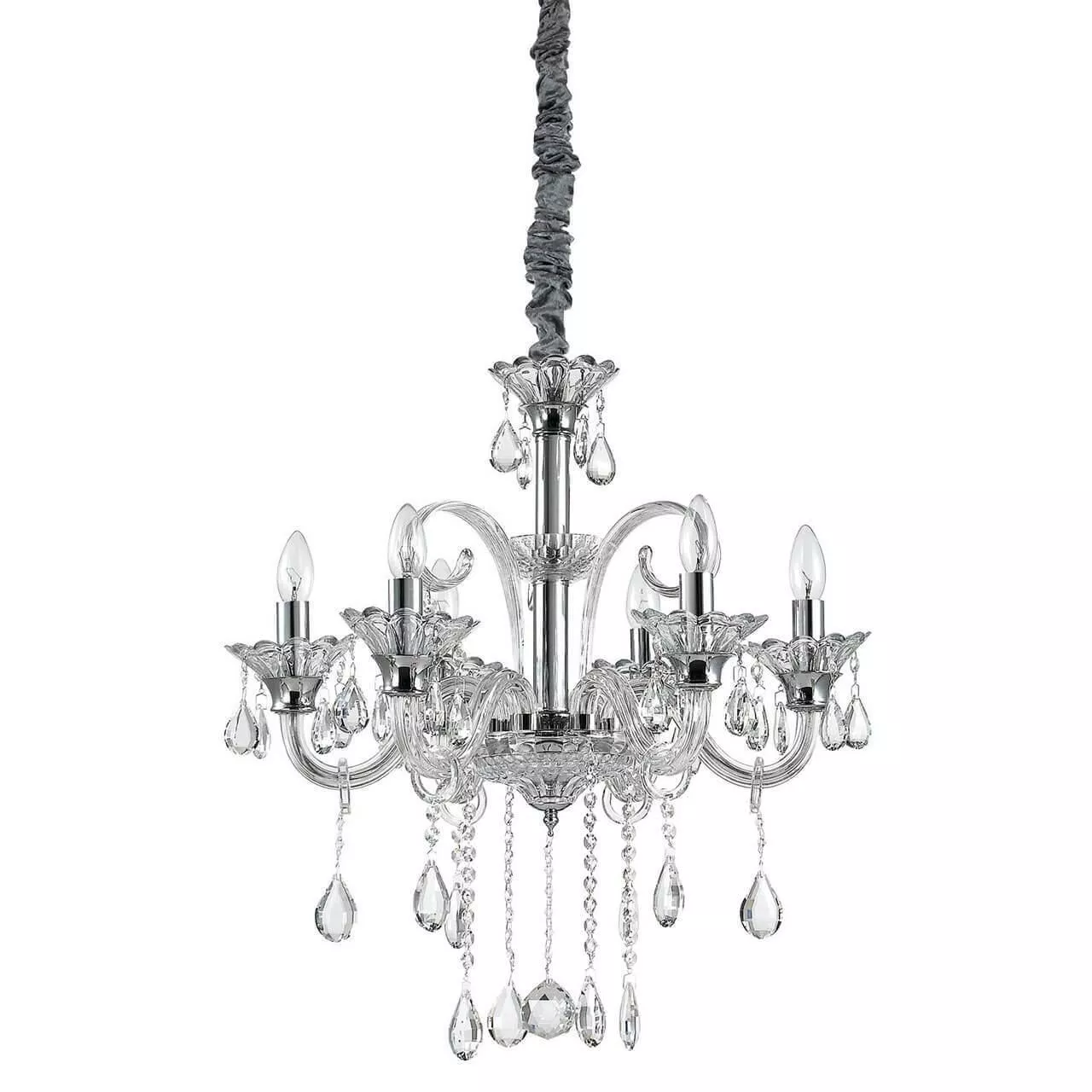 

Подвесная люстра Ideal Lux Colossal SP6 Trasparente 114194