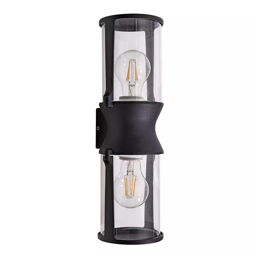 

Уличный настенный светильник Arte Lamp Minchir A8306AL-2BK