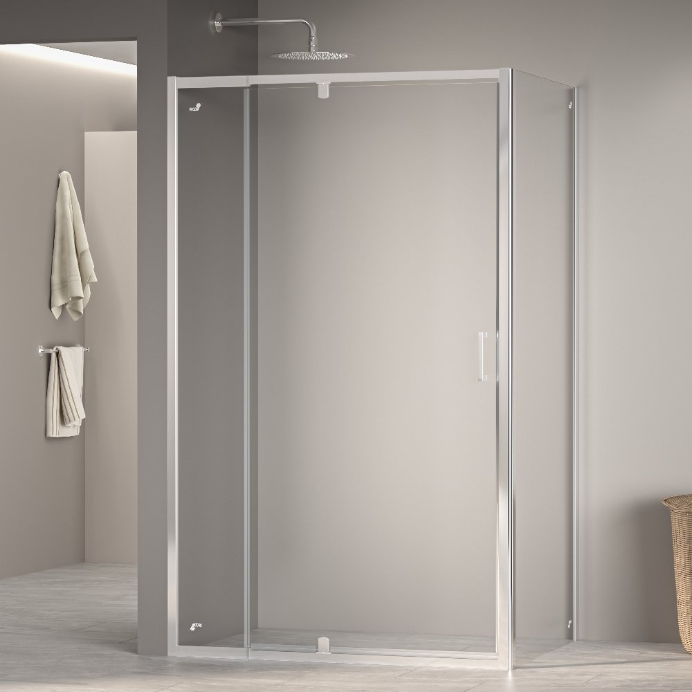 

Душевой уголок Rgw Passage 80х100 350807880-11 профиль хром, стекло прозрачное