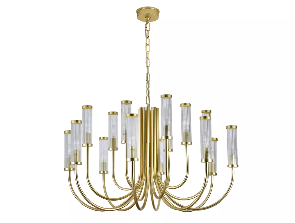 Подвесная люстра Newport 4558+4+4/C mat.gold М0071545
