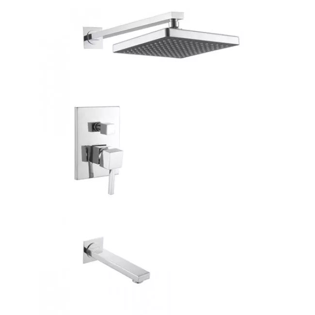   Santehnika Room Душевой комплект Kaiser Quadris 25270 С ВНУТРЕННЕЙ ЧАСТЬЮ, хром