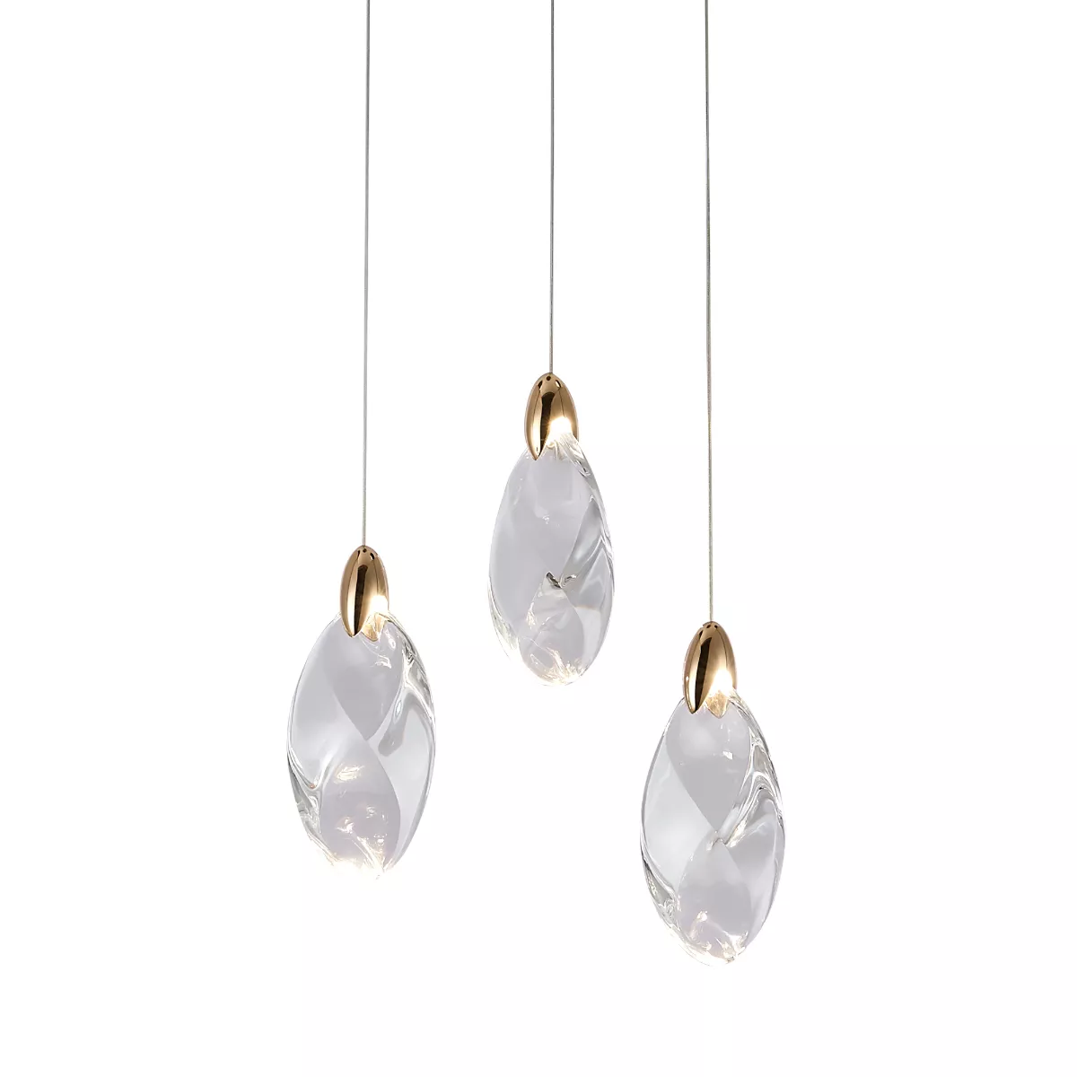 

Подвесной светильник Delight Collection OD2439-3 gold/clear