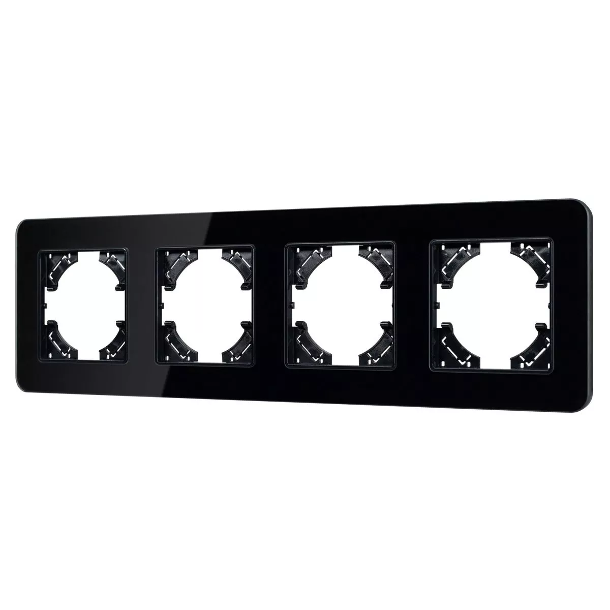 

Рамка на 4 поста стеклянная Arlight FRM-OMALI-GS-4-BK 049701