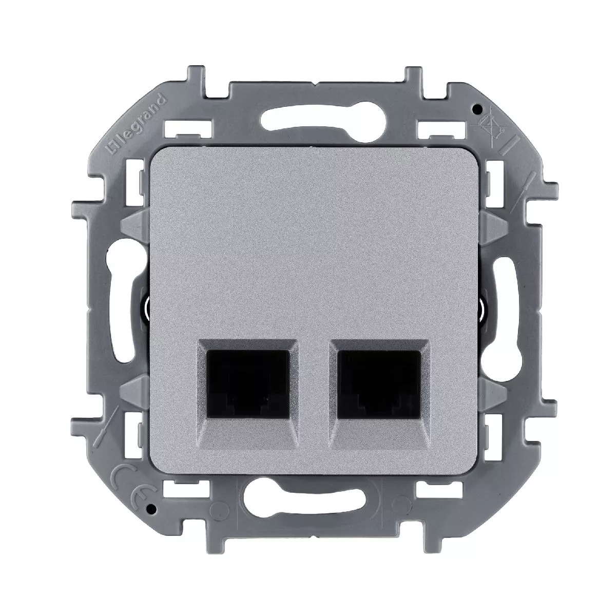 

Розетка компьютерная двойная RJ45 Legrand Inspiria 673837