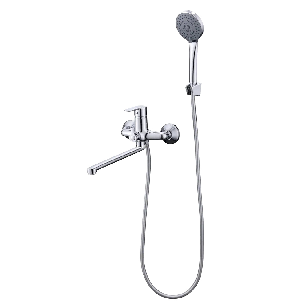 Смеситель с длинным изливом для ванны ProHanss P6422 хром 4021₽