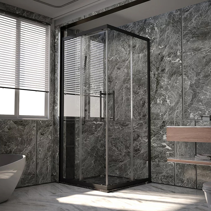 

Душевой уголок Veconi Premium Trento PTC-20B 110x90, профиль черный матовый, стекло прозрачное