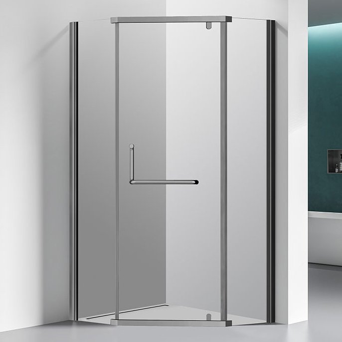 

Душевой уголок Veconi Rovigo RV-36GR 100х100 см, профиль брашированный графит, стекло прозрачное