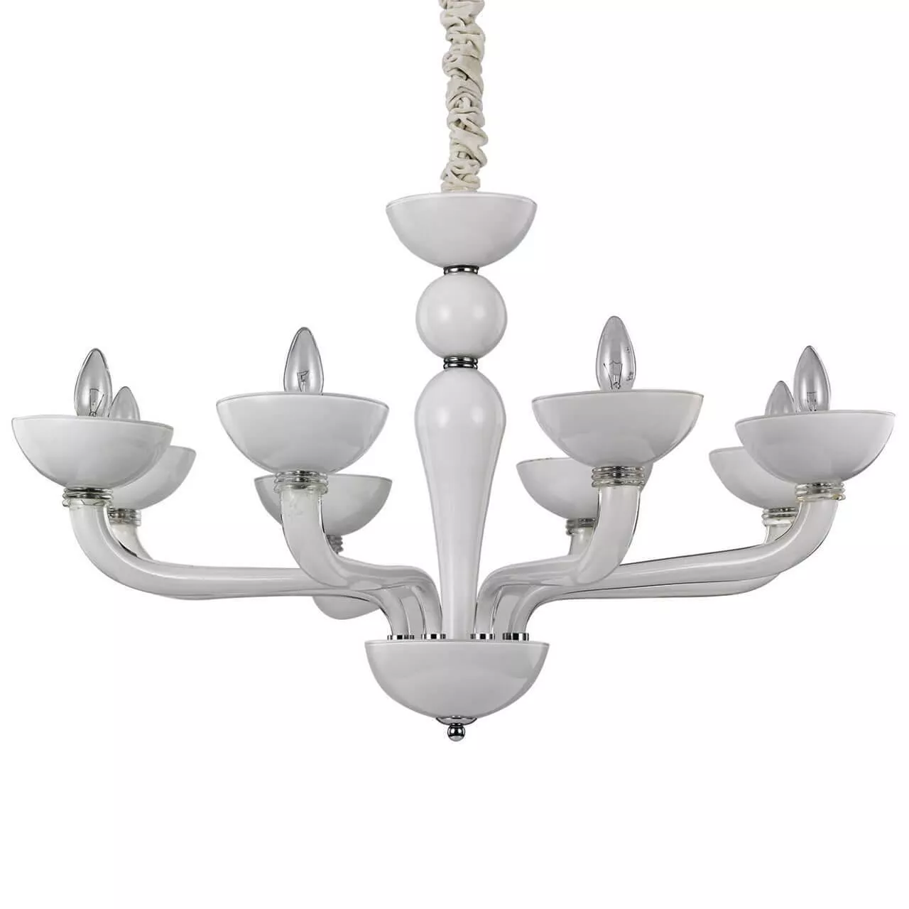 

Подвесная люстра Ideal Lux Casanova SP8 Bianco 094045