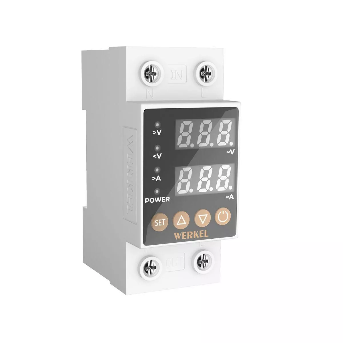 

Реле напряжения Werkel 1P+N 63А W932P63R 4690389204425