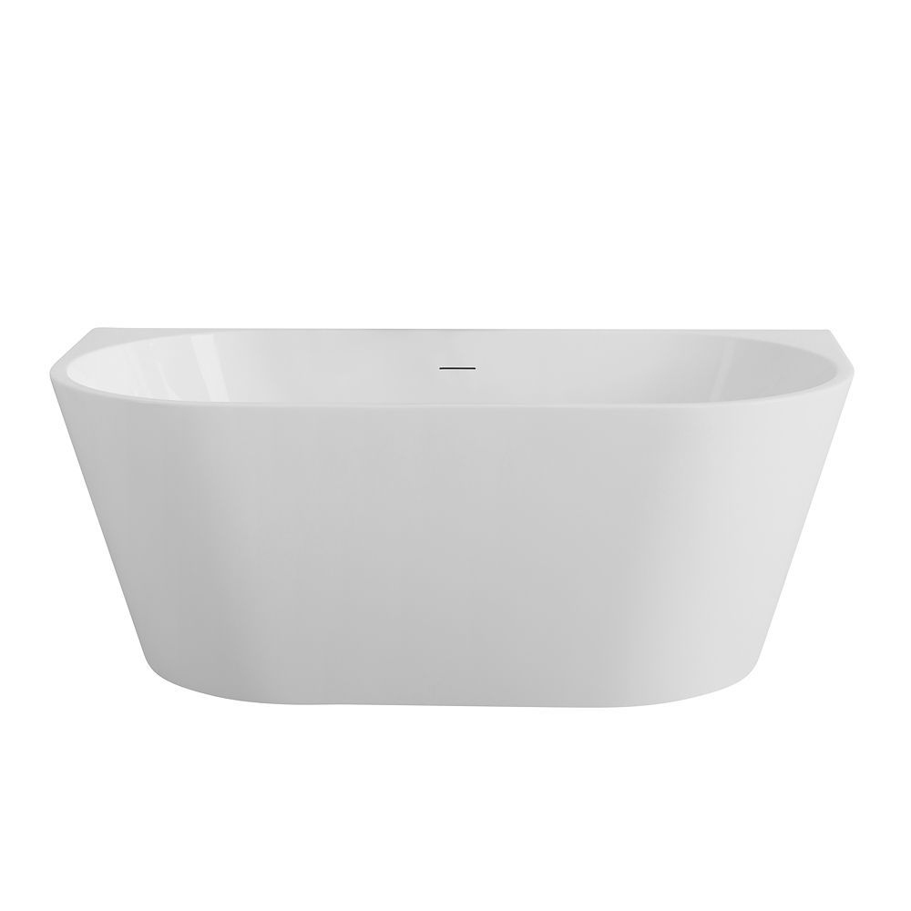 

Акриловая ванна Art&Max Модика (Modica) 150x75 см, пристенная, белая, овальная