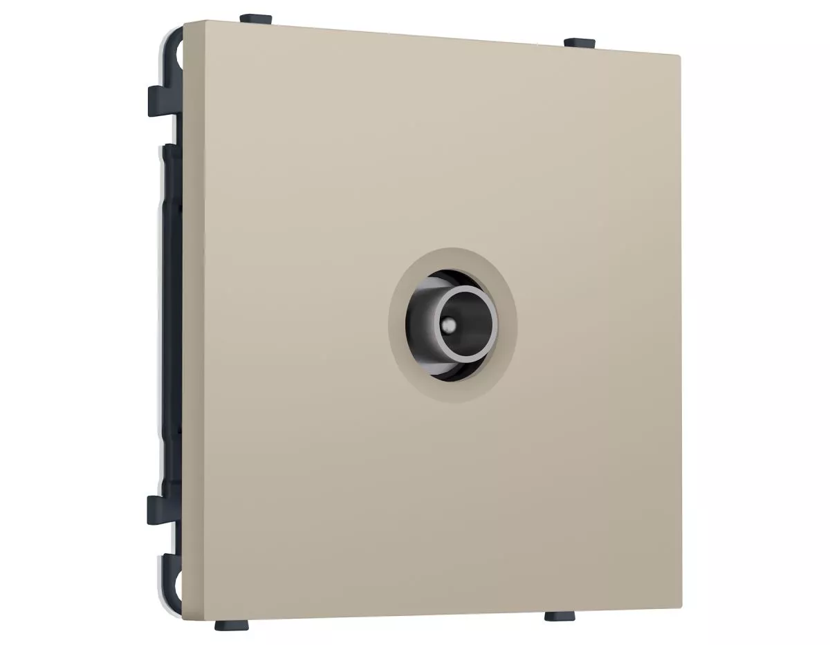 Комплект механизма ТВ-розетки проходной (Кашемир) Ambrella Volt QUANT PRO MS353030