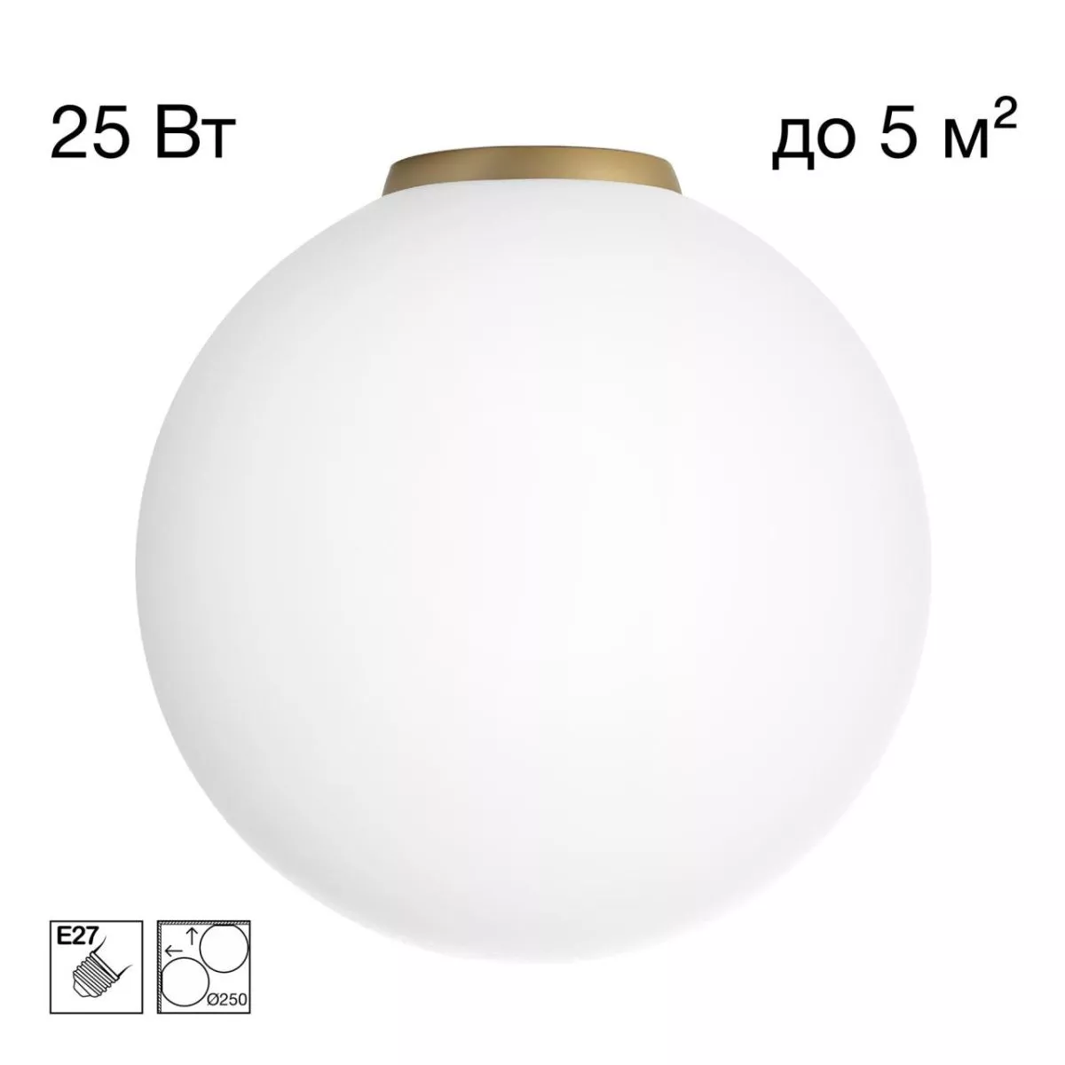 

Потолочный светильник Citilux Ron CL941D25B2