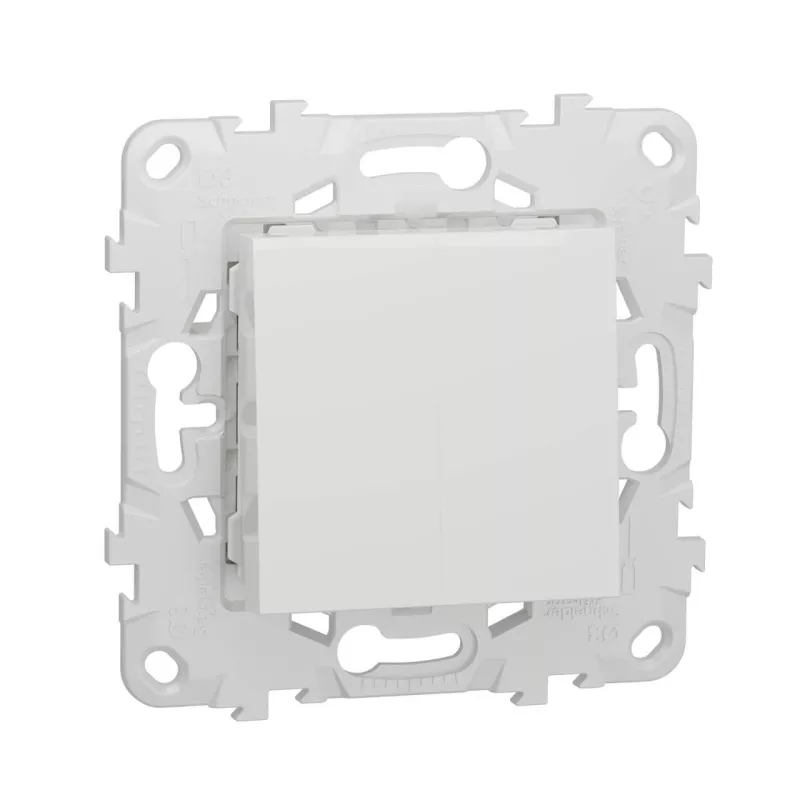 

Переключатель двухклавишный Schneider Electric Unica New NU521318