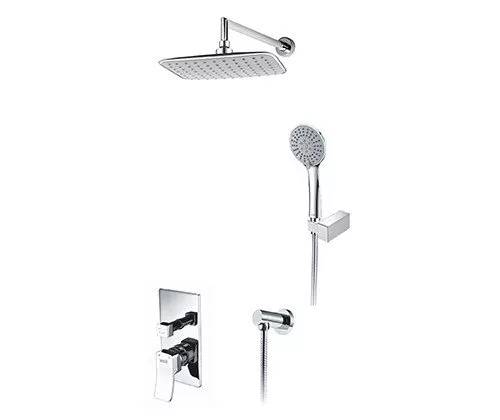 

A14131 Встраиваемый комплект для душа с верхней душевой насадкой и лейкой