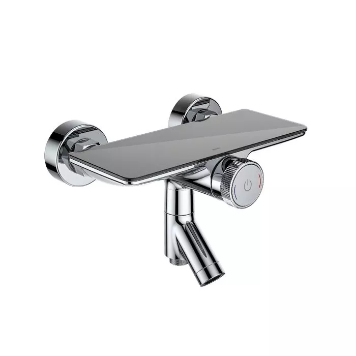 

Смеситель для ванны Iddis Shelfy Push Control хром, с управлением