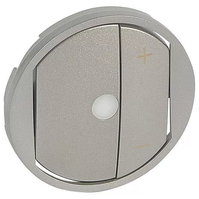 

Лицевая панель Legrand Celiane диммера IOBL титановая 068375