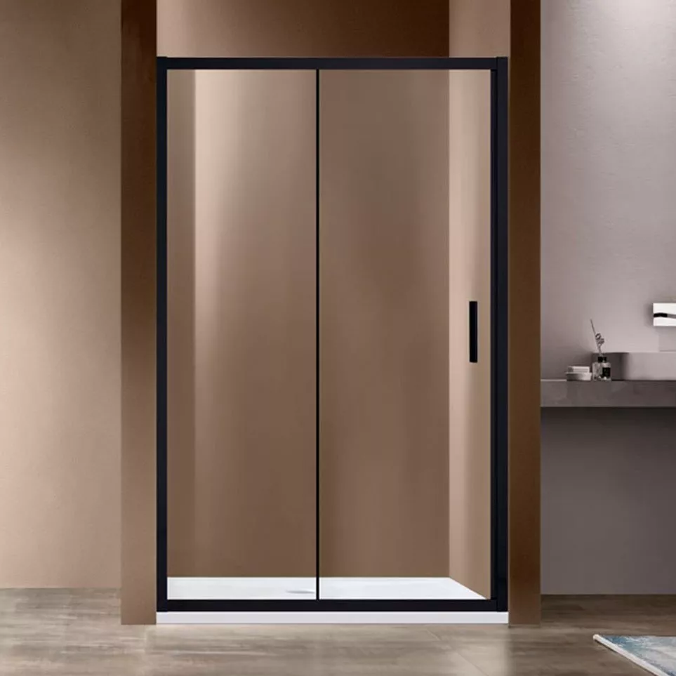 

Душевая дверь в нишу Vincea Garda VDS-1G140CLB 140 см, профиль черный, стекло прозрачное