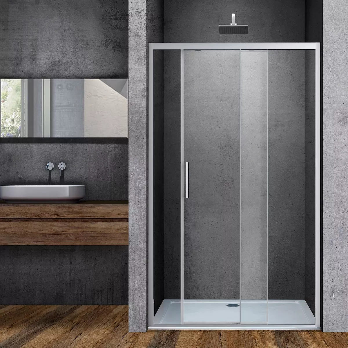 

Душевая дверь в нишу Vincea Soft VDS-3SO120CL 120 см, стекло прозрачное, хром