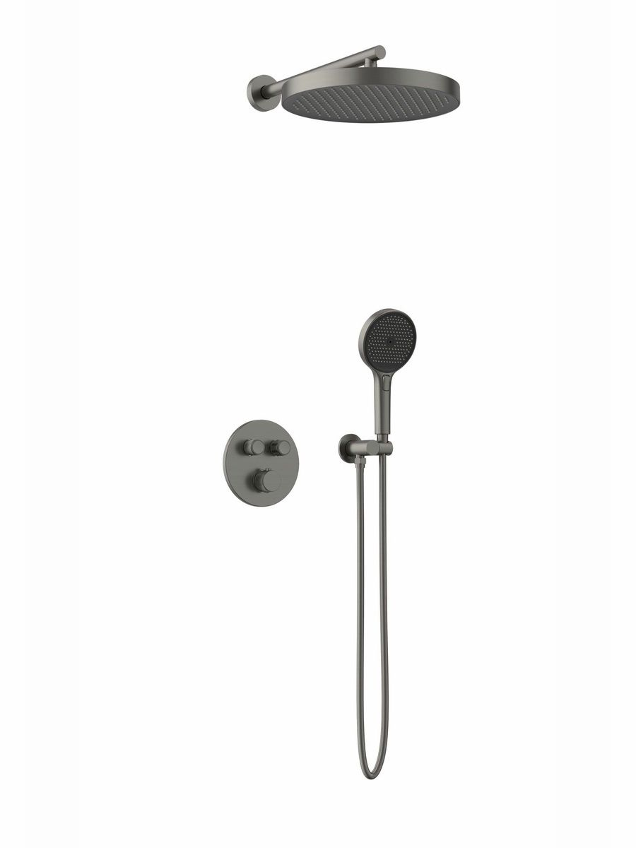 Душевой комплект AltroBagno Bilancia AltroBagnoBilancia040413GM С ВНУТРЕННЕЙ ЧАСТЬЮ оружейная сталь 76010₽