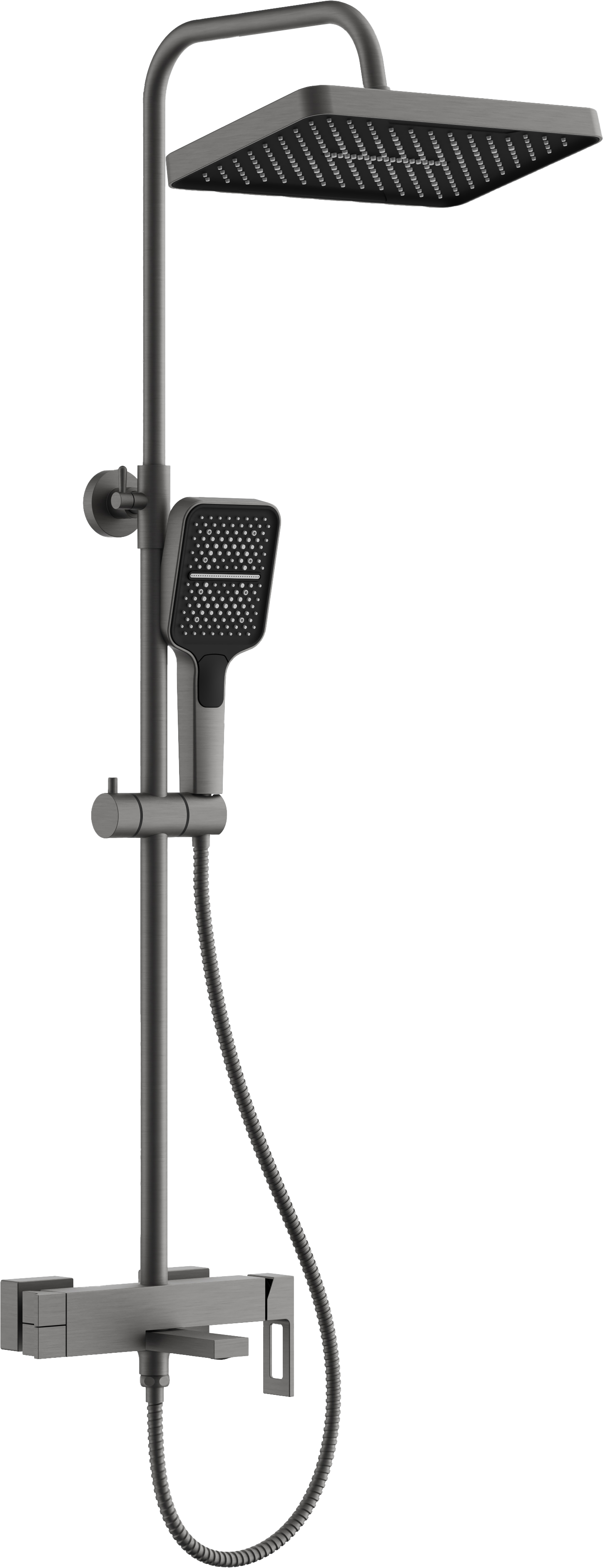 

Душевая стойка BELZ B658 B24658-3 оружейная сталь