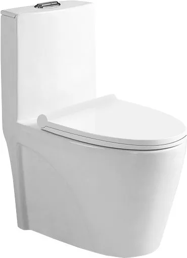 

Унитаз-моноблок напольный SantiLine SL-5012 с микролифтом