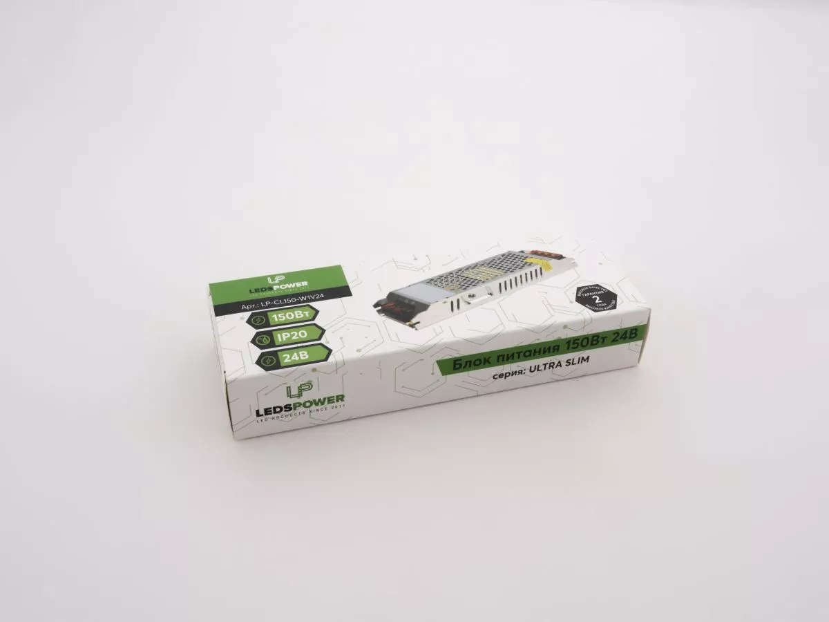 Блок питания LEDS POWER 150Вт 24В ULTRA SLIM 002705