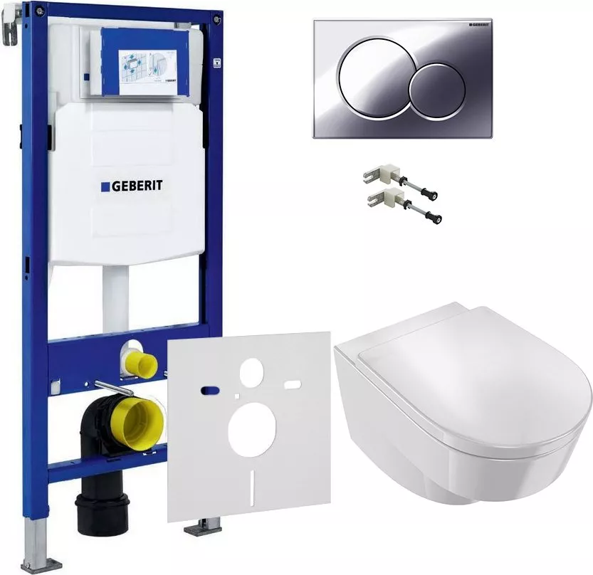 

Комплект Система инсталляции для унитазов Geberit Duofix UP320 111.300.00.5 + Чаша для унитаза подвесного Jacob Delafon Odeon Rive Gauche EDR102-00