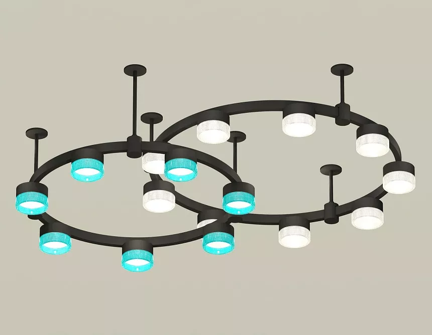 

Комплект подвесного светильника Ambrella Light Techno Ring XR92221210 (A9222, A9227, C9238, C9232, N8480, N8488)