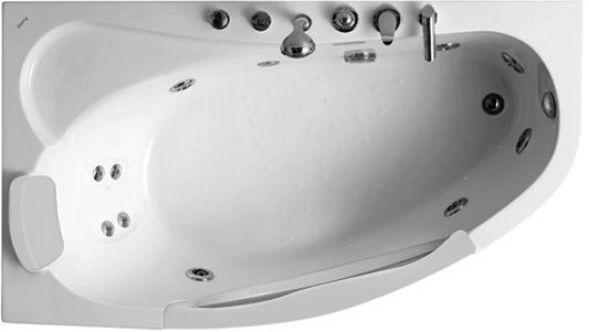 Акриловая ванна Gemy G9046-II B L, цвет белый G9046 II B L - фото 1
