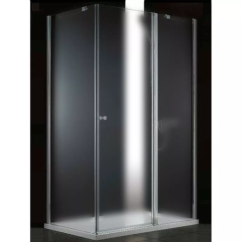 

Душевой уголок Cezares Elena 120x90 R профиль хром стекло рифленое