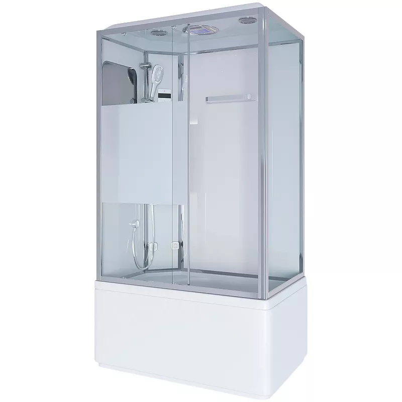 

Душевая кабина Niagara Ultra 120х80 хром стекло прозрачное с гидромассажем