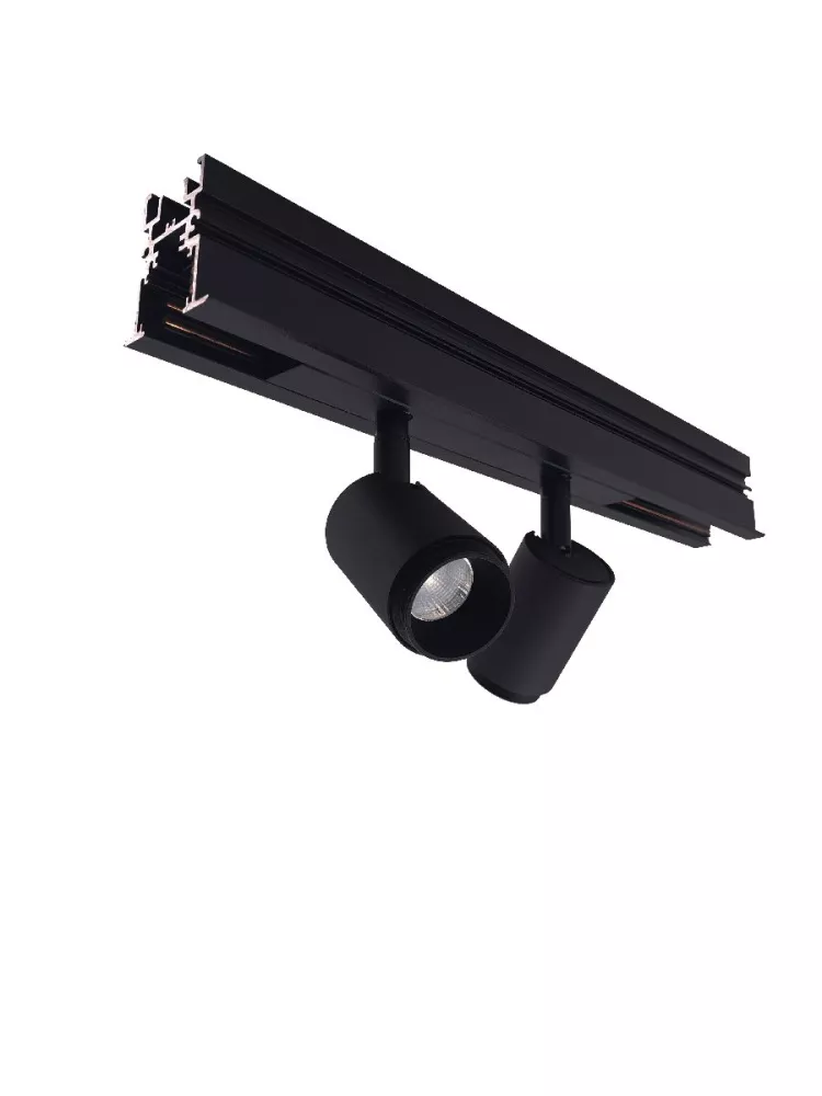 

Трековый магнитный светильник Elvan PJ-2002-2x6W-WW-BK