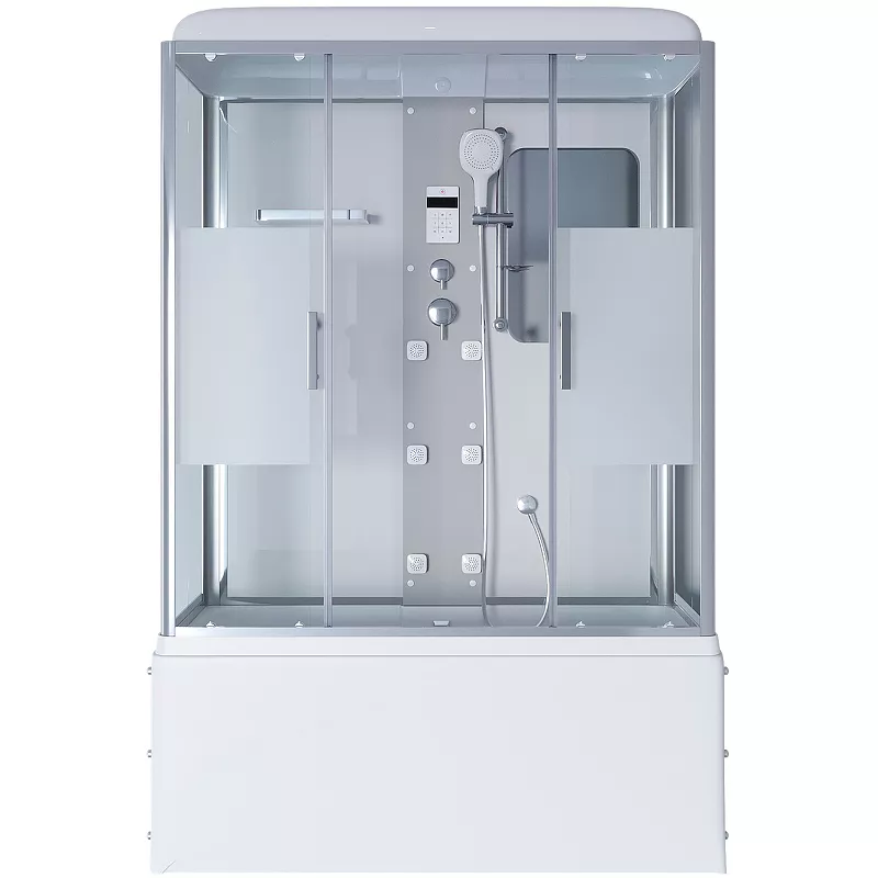 

Душевая кабина Niagara Ultra 150х70 хром стекло прозрачное с гидромассажем